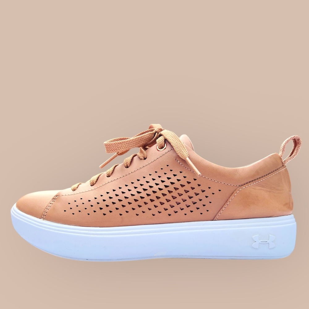 Under Armour Brown Leather Sneaker | Women’s 8